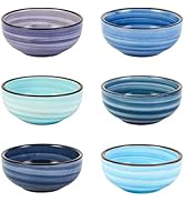 Selamica Ceramic Dipping Bowls, 2.7 Oz Soy Sauce Dish Set, 3 inch Small Dip Bowl for Side Dish, A...
