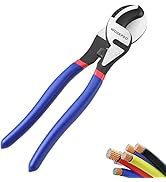 WORKPRO 9-1/4 inch High Leverage Cable Cutter, Heavy Duty Wire Cutter for Aluminum, Copper, Wire,...