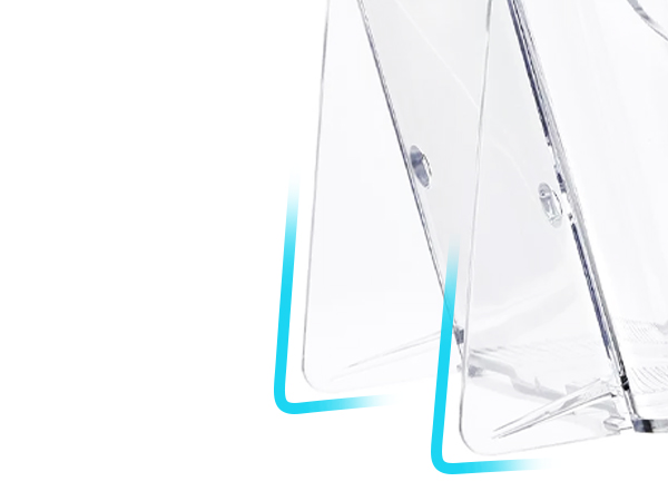 plastic brochure holder