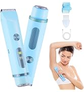 Nawedaa Bikini Trimmer for Women with LCD, Cordless&amp; Painless&amp; Waterproof Dual Head Shaver for Wo...