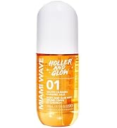 Holler and Glow Miami Wave Salted Caramel Body &amp; Hair Mist, Body Spray For Women, Hair Perfume, F...