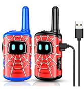 Rechargeable Walkies Talkies for Kids Toys: Kids Walkie Talkies 2 Pack Birthday Gifts for 3 4 5 6...