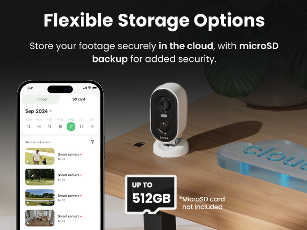flexible storage options
