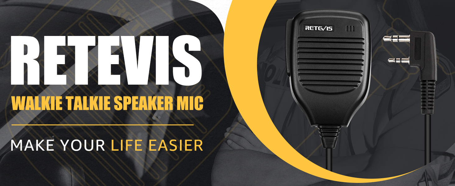 walkie talkie speaker mic