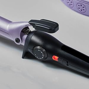 Precision heat control curling iron with high heat