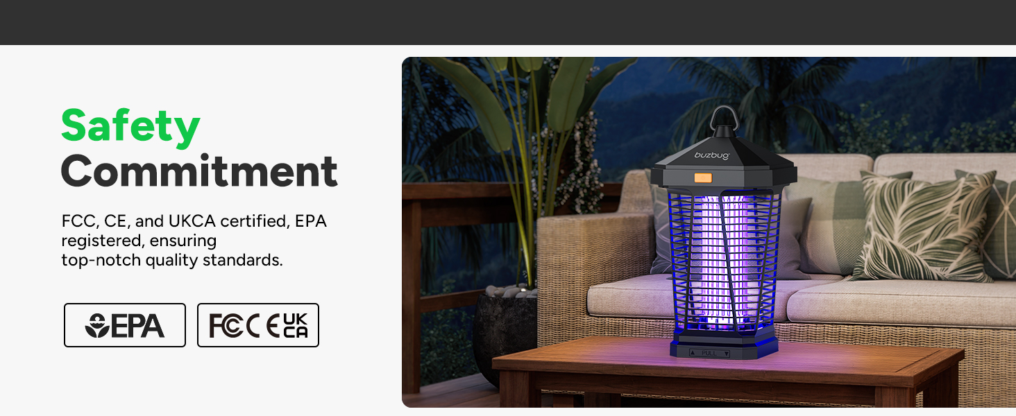 Buzbug fly zapper