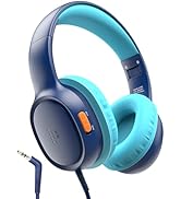Tronsmart Kids Headphones for School Travel, Foldable Safe Volume 85/93dB, HD Stereo Sound Over-E...