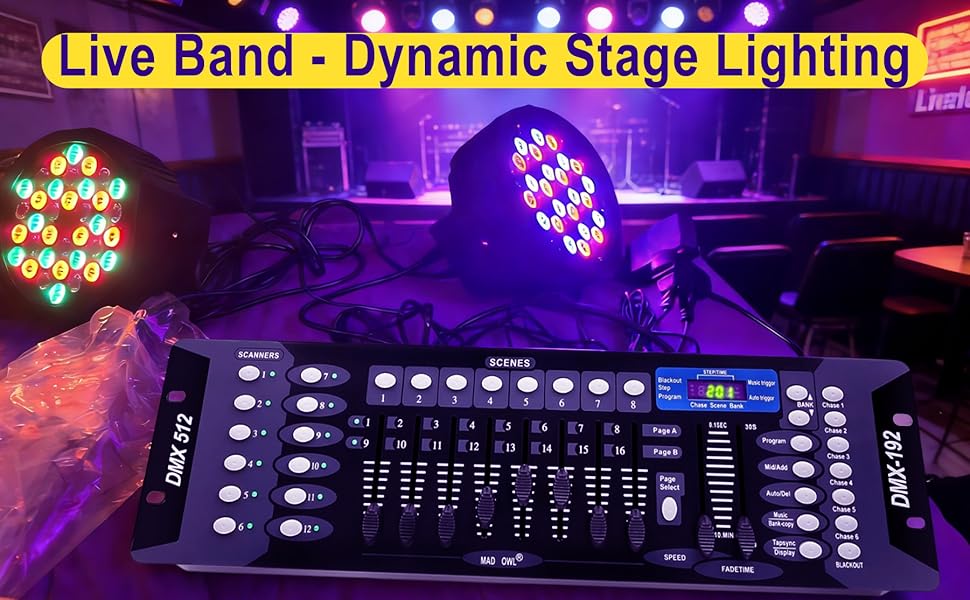 Live Band - Dynamic Stage Lighting LTEE