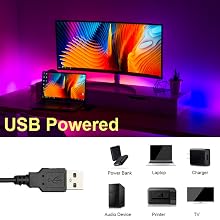 rgb led strip lights usb powered