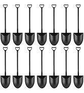 DIYASY 100 Pcs Mini Shovel Spoons, Plastic Shovel Spoon for Desserts Halloween Disposable Tiny Sh...