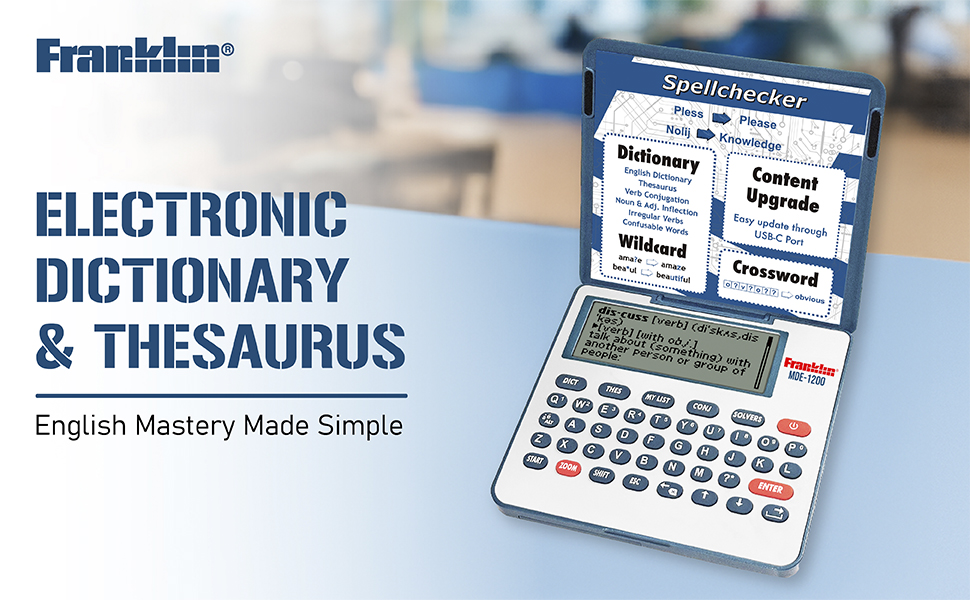 portable English dictionary digital electronic dictionary thesaurus dictionary with spell checker