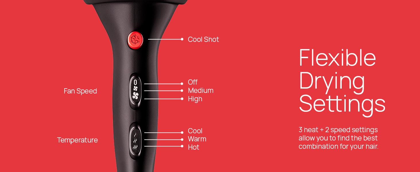 Flexible drying settings