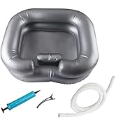 Portable inflatable shampoo sink, inflatable shampoo basin, suitable for disabled people, the eld...