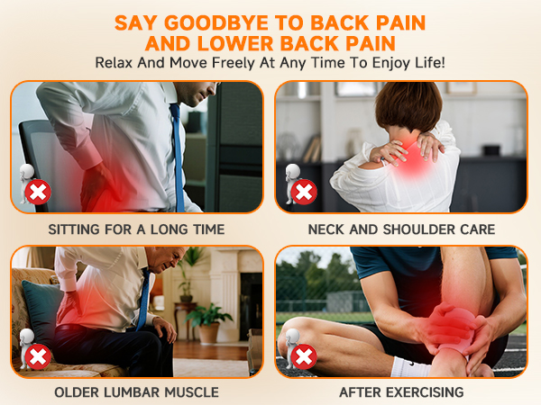 back massager for pain relief deep tissue