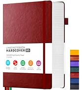 FOCUS DAY Thick Notebook Journals for Writing, Hardcover College Ruled Notebook Lined Journal for...