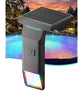 Solar Pool Lights for Inground &amp; Above Ground Pool, 10-Color 4-Mode LED Pool Lights, Underwater S...
