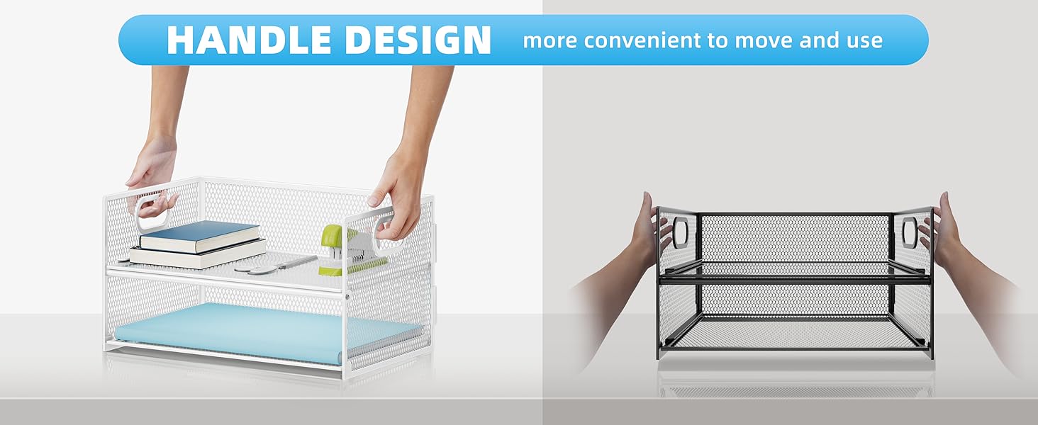 paper organizer with handle
