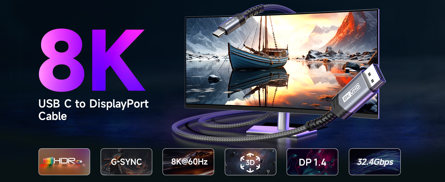 usb c to displayport cable