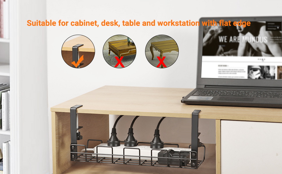  cord management tray can help keep cords out of the way
