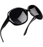 Joopin Polarized Sunglasses for Women Vintage Big Frame Sun Glasses Ladies Shades