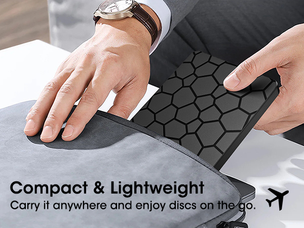 ROOFULL RF868 CD DVD Drive: Portable, Slim, Lightweight, Compact