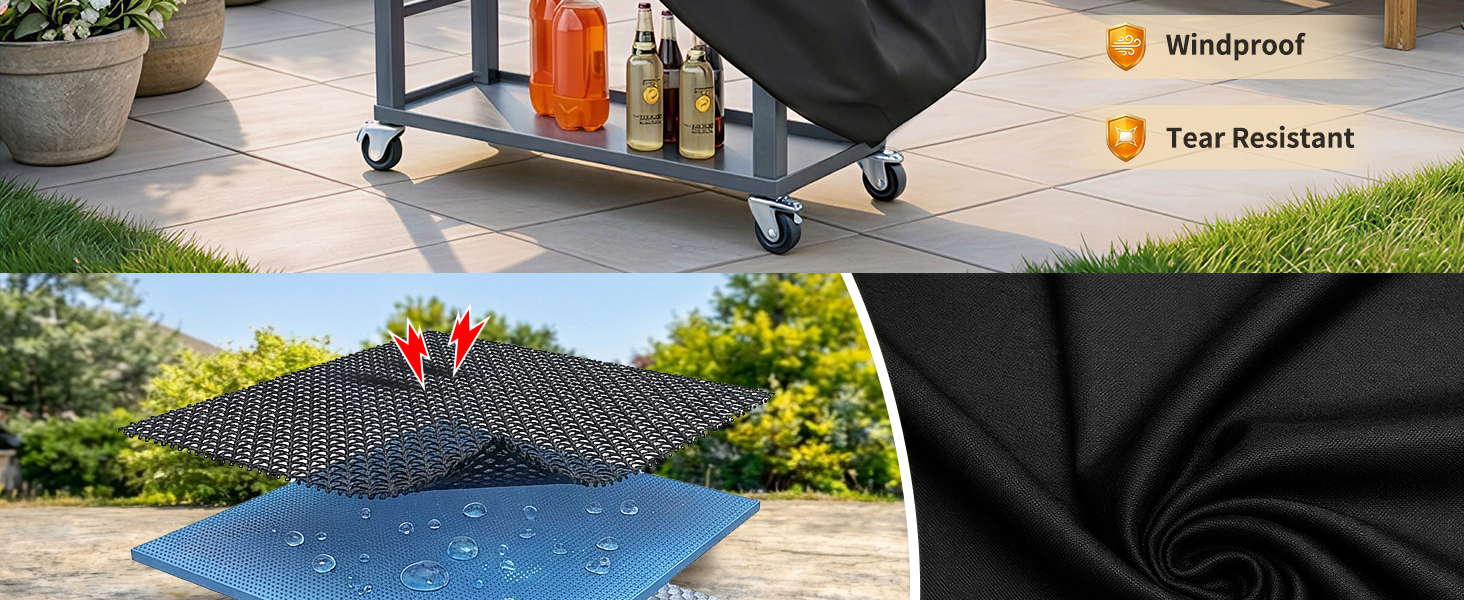 Patio Cooler Cart Cover