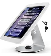 Beelta Tablet Kiosk Stand for Desk with Lock - Rotatable Swivel Compatible with 10.9" iPad 10th, ...
