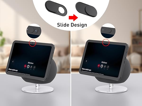 W11-1 Silver-STAND FOR ECHO SHOW 8 &amp; 11