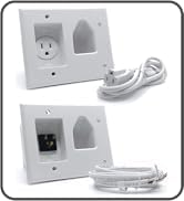 DATA COMM Electronics In Wall Cable Management Kit - TV Cable Hider Wall Kit - Behind Wall TV Wir...