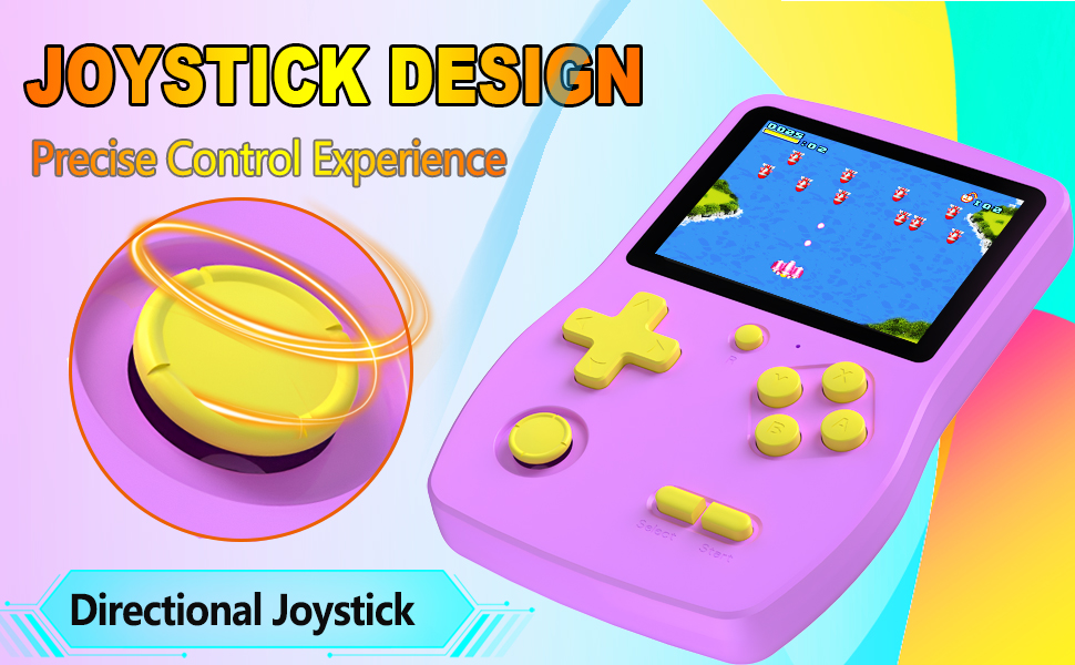 Portable Gaming System for Kids - Toys for Boys - Joystick Design