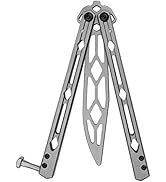 Kershaw Lucha Trainer, Butterfly Knife with Blunt Blade, Rounded Tip, Made in The USA