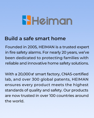 heiamn smoke detector with matter support