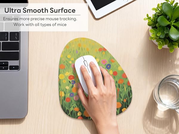 Rimilak Small Mouse Pad 6 x 7 Inch, Irregular Mini Mousepad
