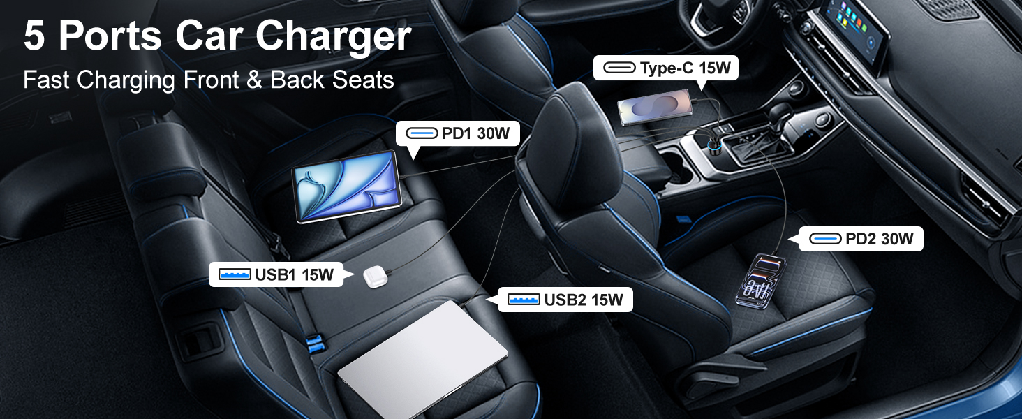 iphone fast car charger