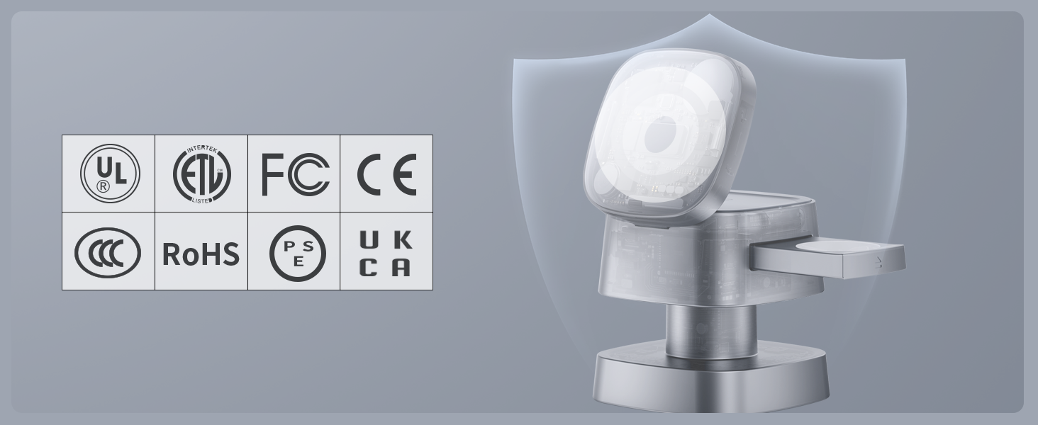 3 in 1 Wireless Charging Station