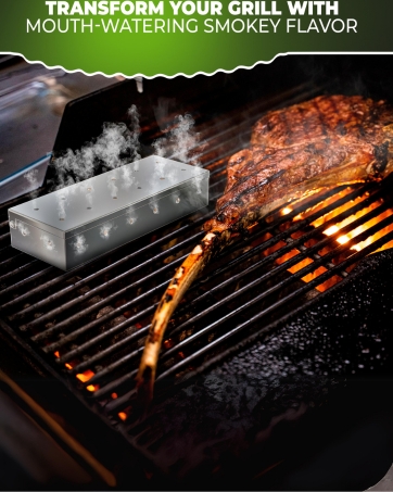 smoker box with wood chips