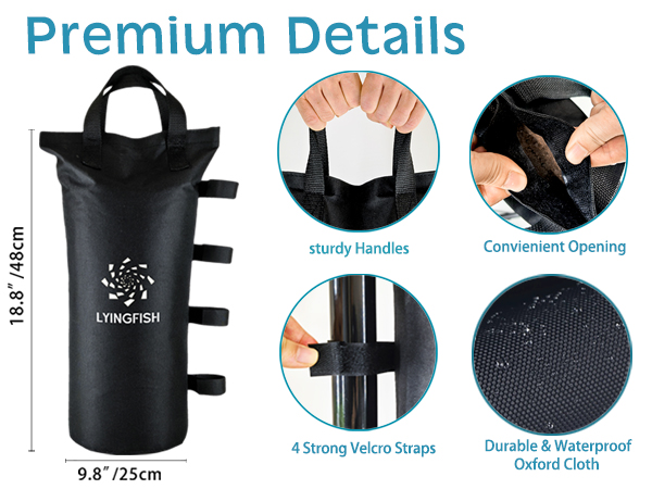 sand bags for canopy legs A+4-1