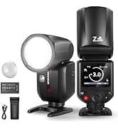 NEEWER Z2PRO-S 2.4G TTL Round Head Flash Speedlite Compatible with Sony Camera, Wireless Compatib...