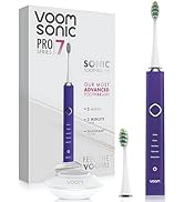 Voom Sonic Pro 7 Electric Toothbrush for Adults, Sonicare Electric Toothbrush with 40000 VPM w/ 5...