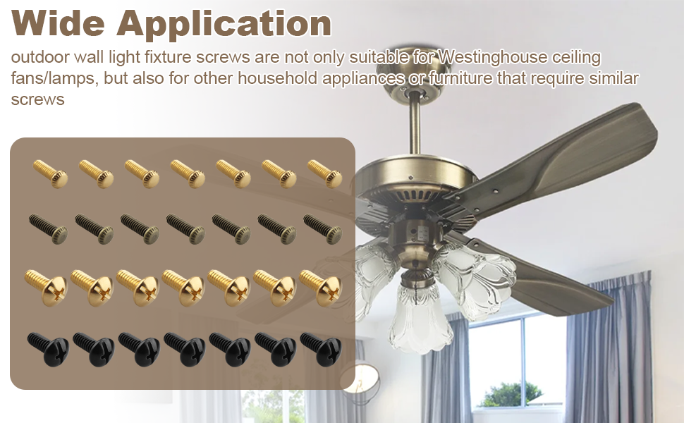 fan blade screws