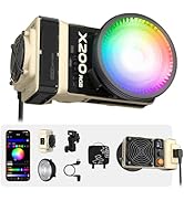 ZHIYUN MOLUS X200 RGB Standard 200W Video Light [Official] Handheld Continuou Output Light Portab...