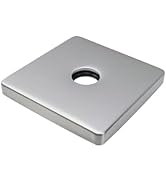 Antrader Square Shower Flange Cover,3.5 Inch Large Shower Arm Flange Universal Modern Shower Arm ...