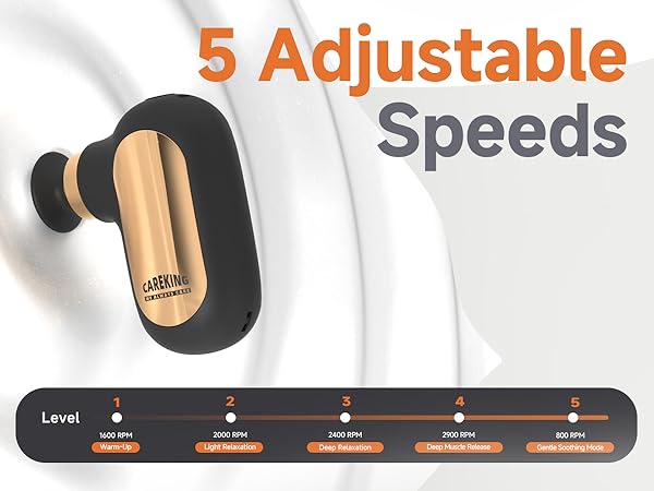 5 Adjustable Speeds