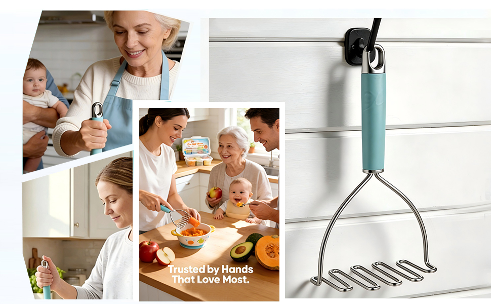 Potato Masher BLUE 4