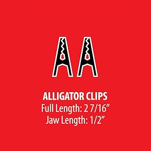 Alligator clips