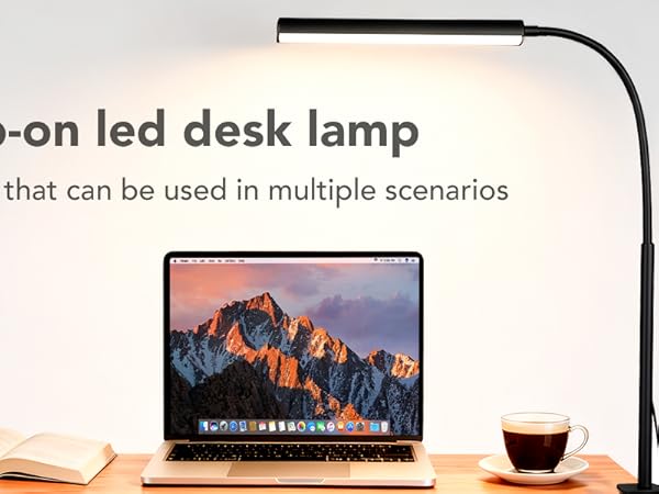 clip-on led desk lamp