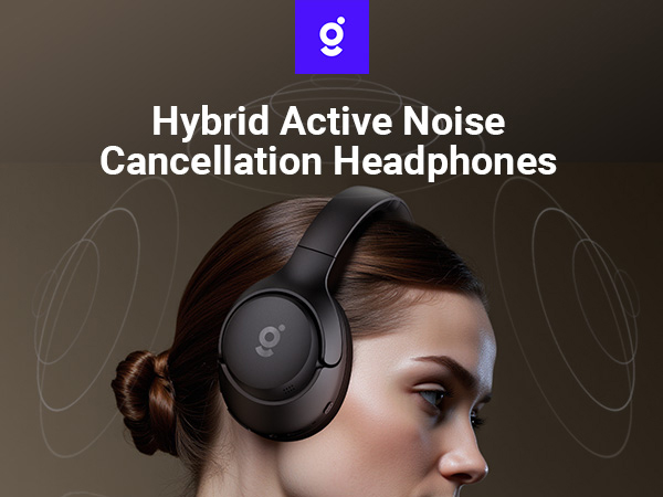 Hybrid Active Noise Cancelling Headphones