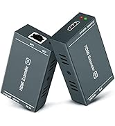 HDMI Extender, Up to 164 ft/50m, Over Cat5e/Cat6/Cat7 Ethernet Cables, 1080P@60Hz Ultra HD Uncomp...