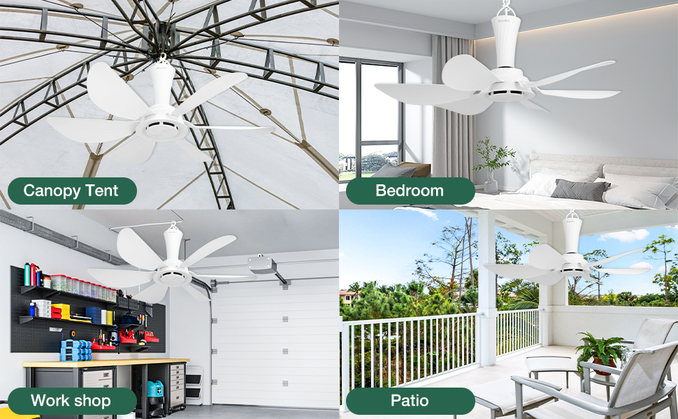 Small Ceiling Fan-plug in-1-3-6