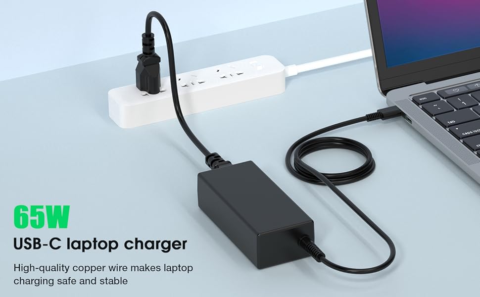 65W USB C Laptop Charger